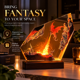 Fire Dragon Halloween Lamp By