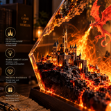 Fire Dragon Halloween Lamp By